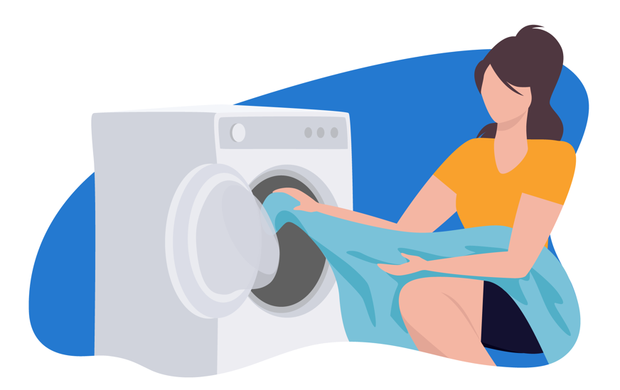 lavar protector de colchon